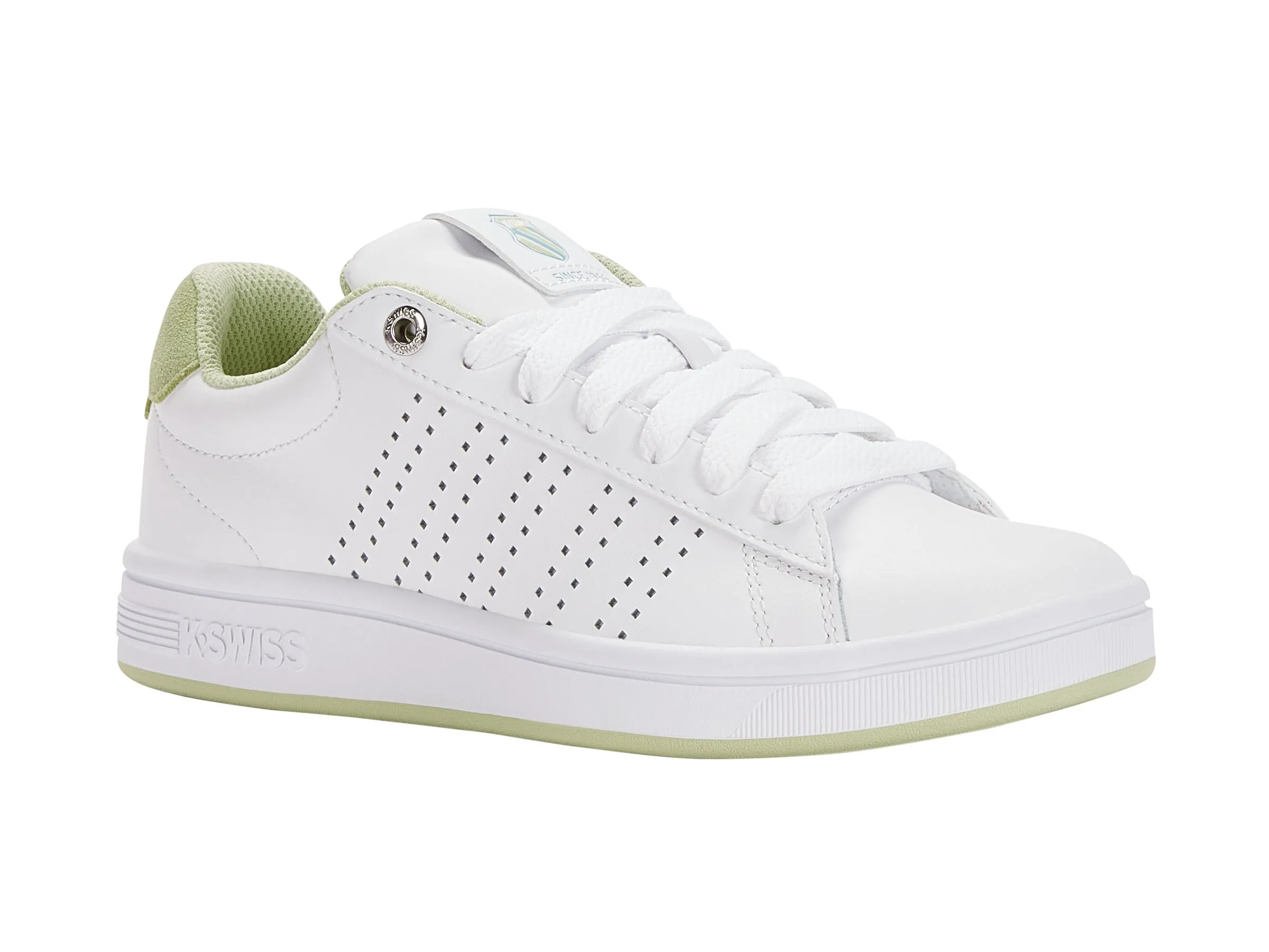 98449-945-M | COURT CASPER III | WHITE/SKY BLUE/SEAFOAM GREEN