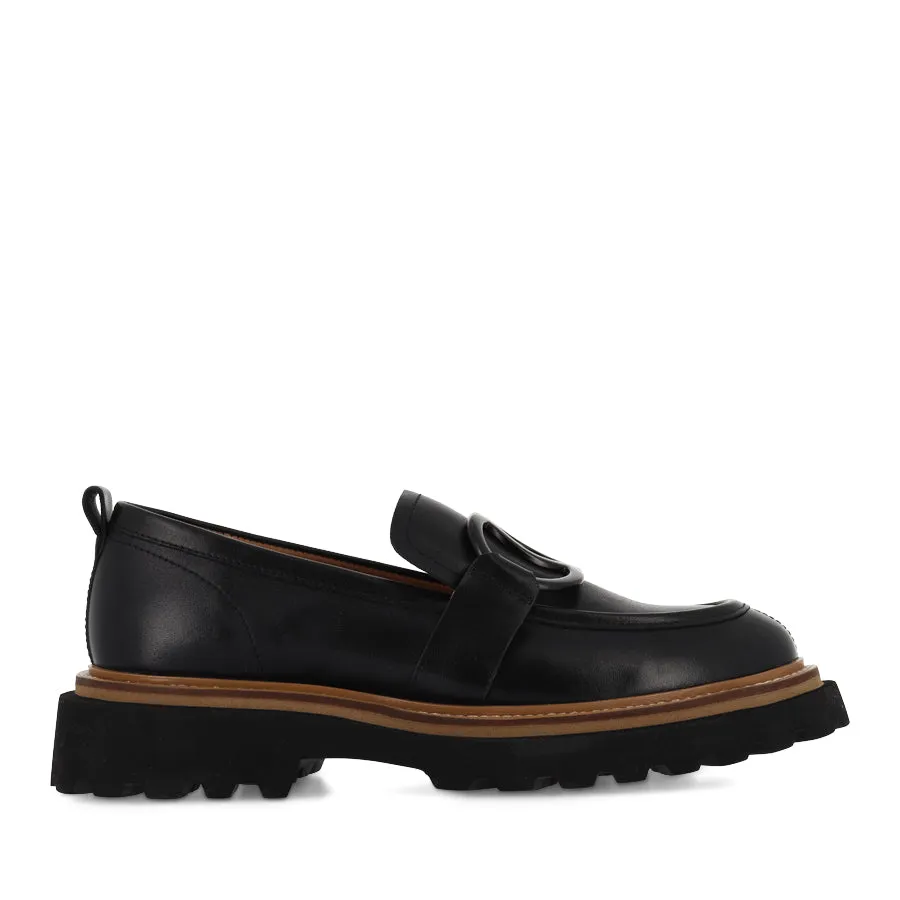 ABBI - BLACK LEATHER
