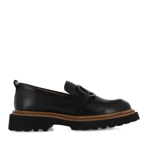 ABBI - BLACK LEATHER