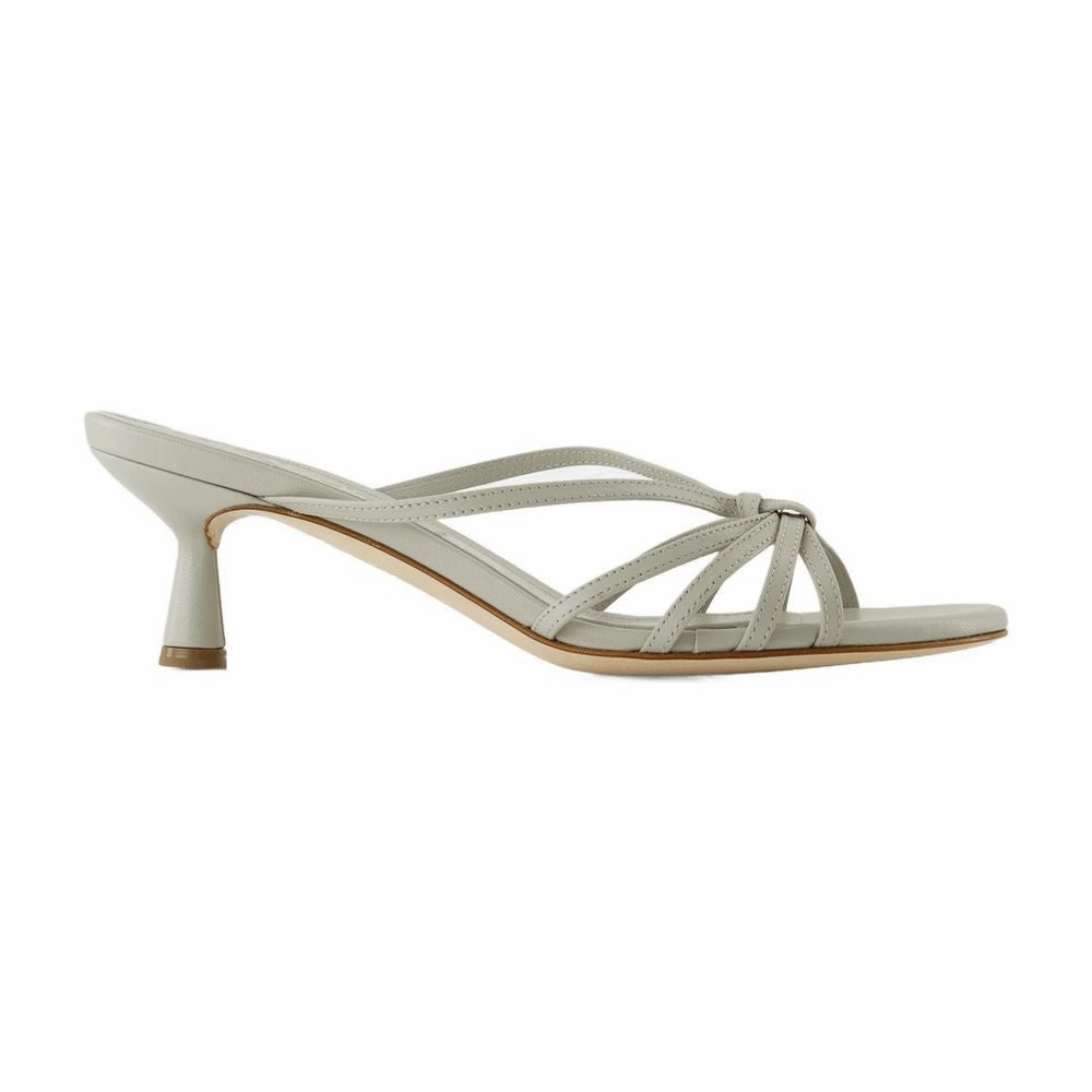 Abby Sandals- Aeyde - Leather - Green