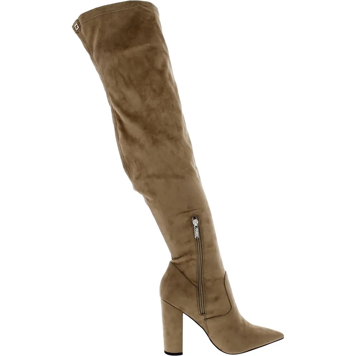 Abetter  Womens Zipper Over-The-Knee Boots