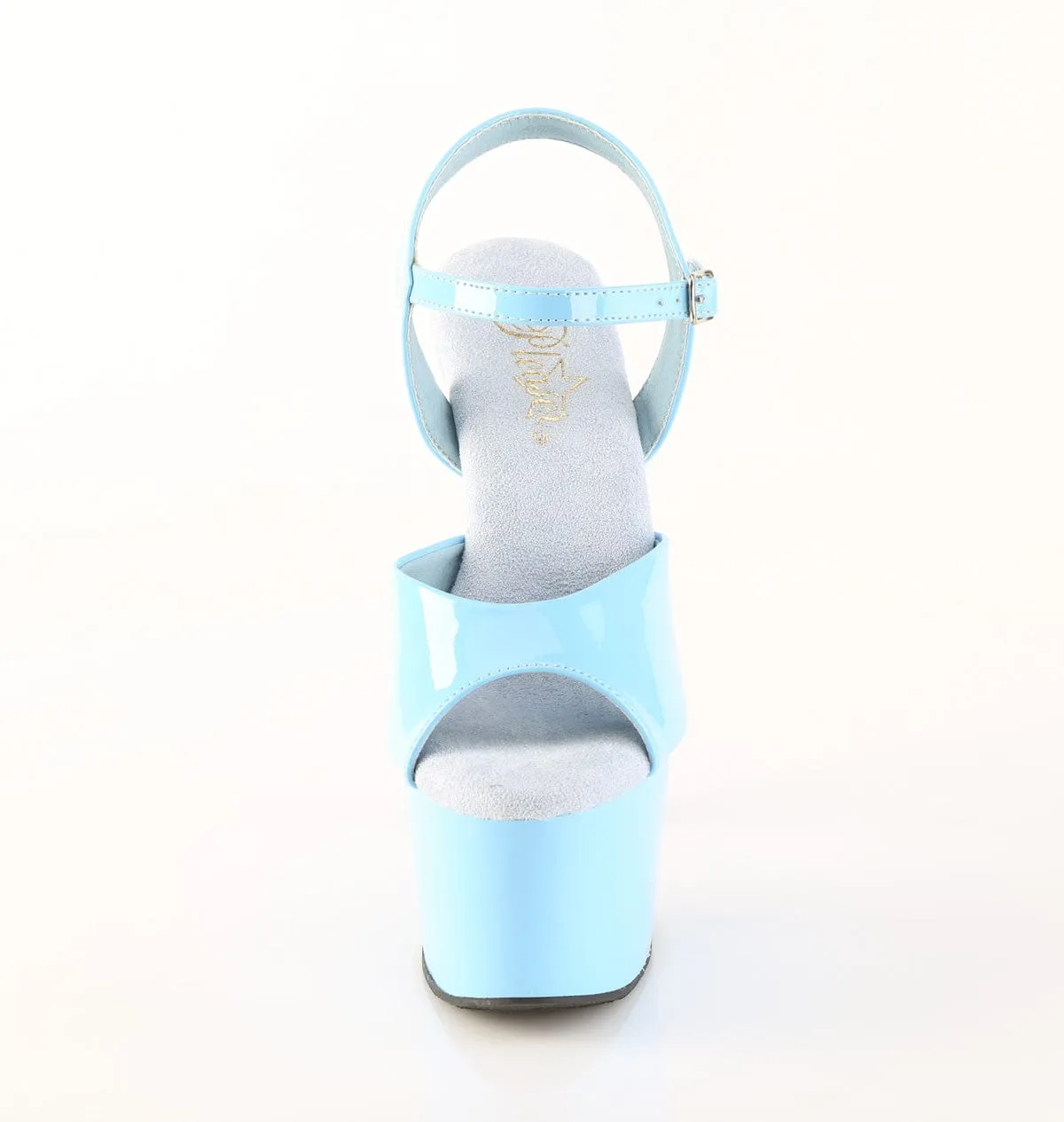 ADORE-709 Platform Shoes Baby Blue Patent Baby Blue