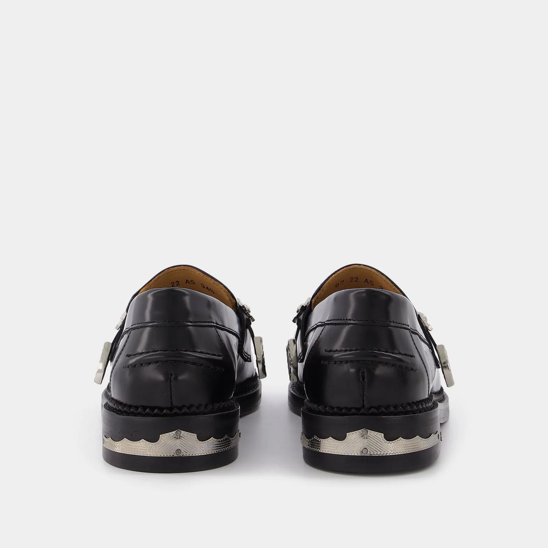 Aj1041 Loafers - Toga Pulla - Black - Polido