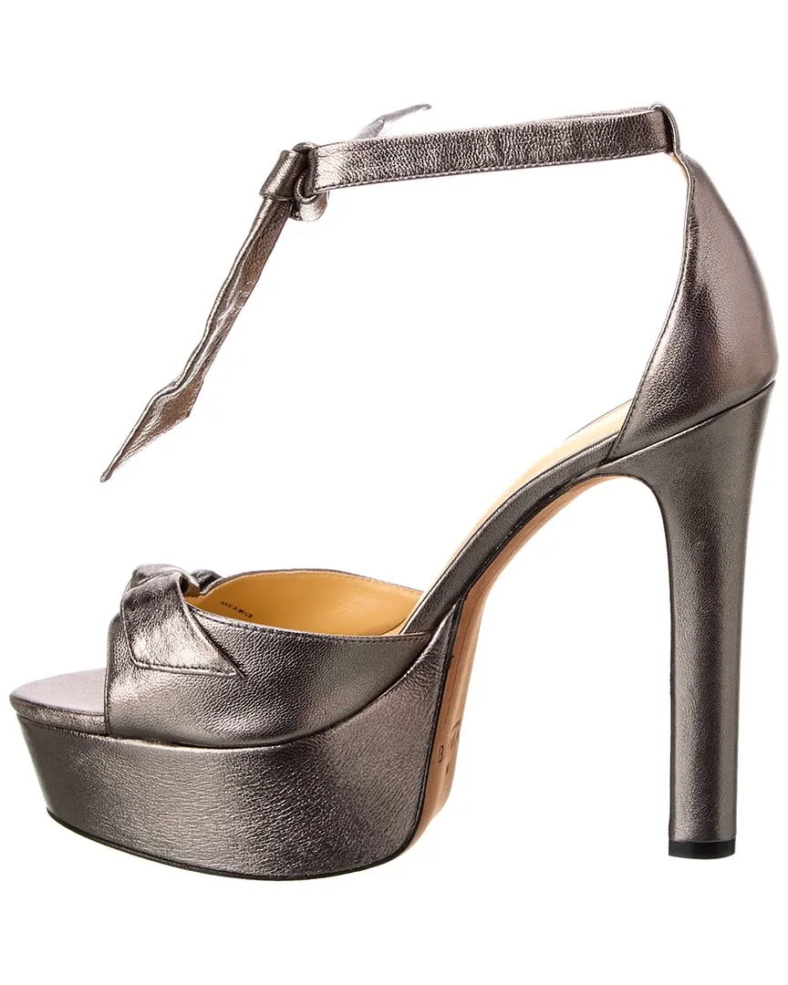 Alexandre Birman Clarita 125 Leather Platform Sandal