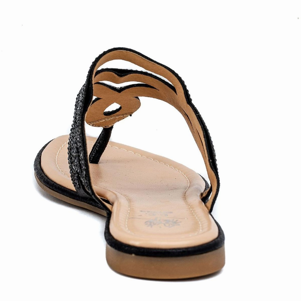 Amelia Womens Leather Thong Flat Sandals