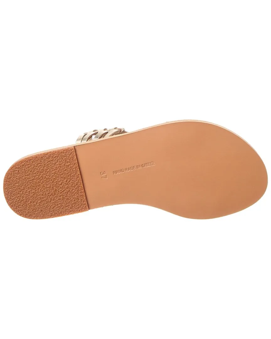 Ancient Greek Sandals Melia Woven Leather Sandal