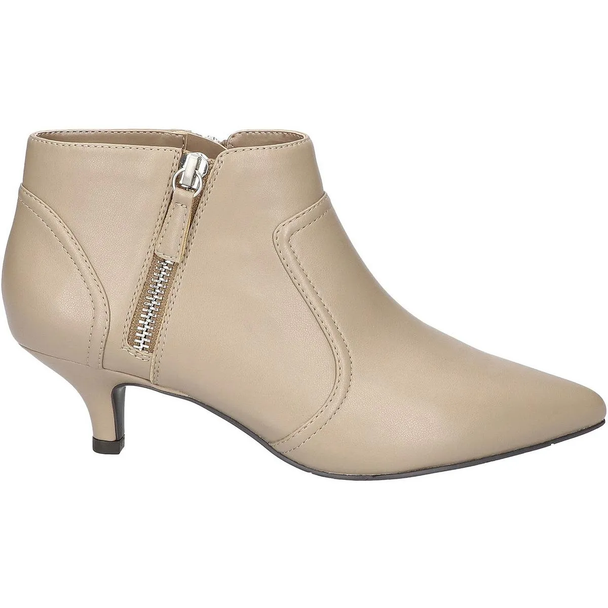 AnnaLee Womens Zipper Manmade Ankle Boots