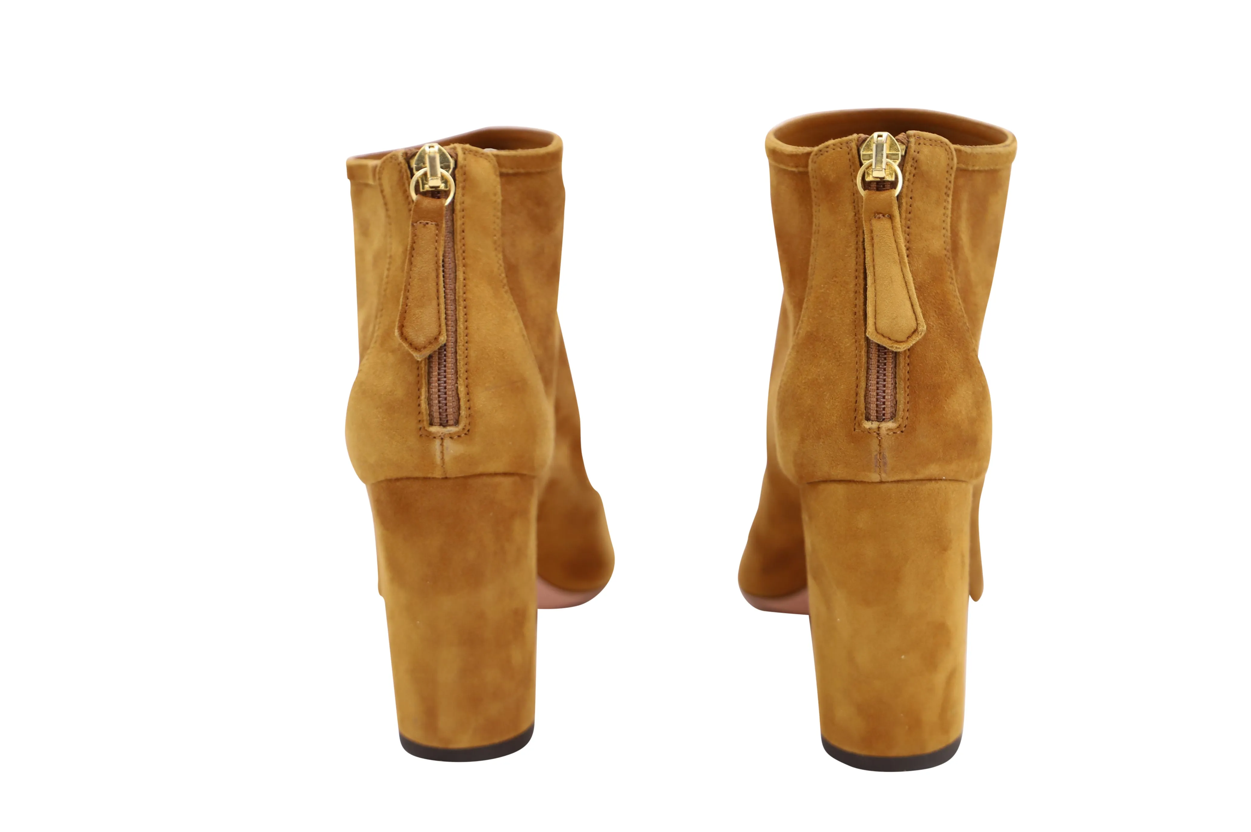 Aquazzura Ankle Boots in Brown Suede