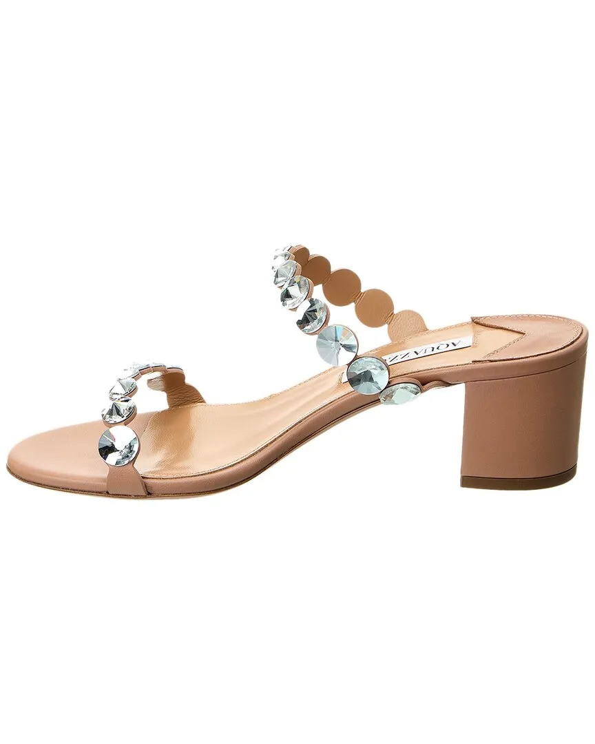 Aquazzura Maxi-Tequila 50 Leather Sandal