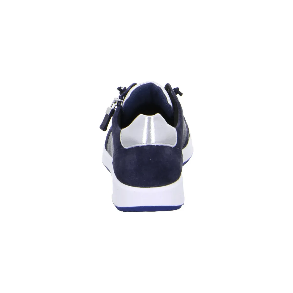 Ara Women's Riviera Navy/Silver Metallic Leather