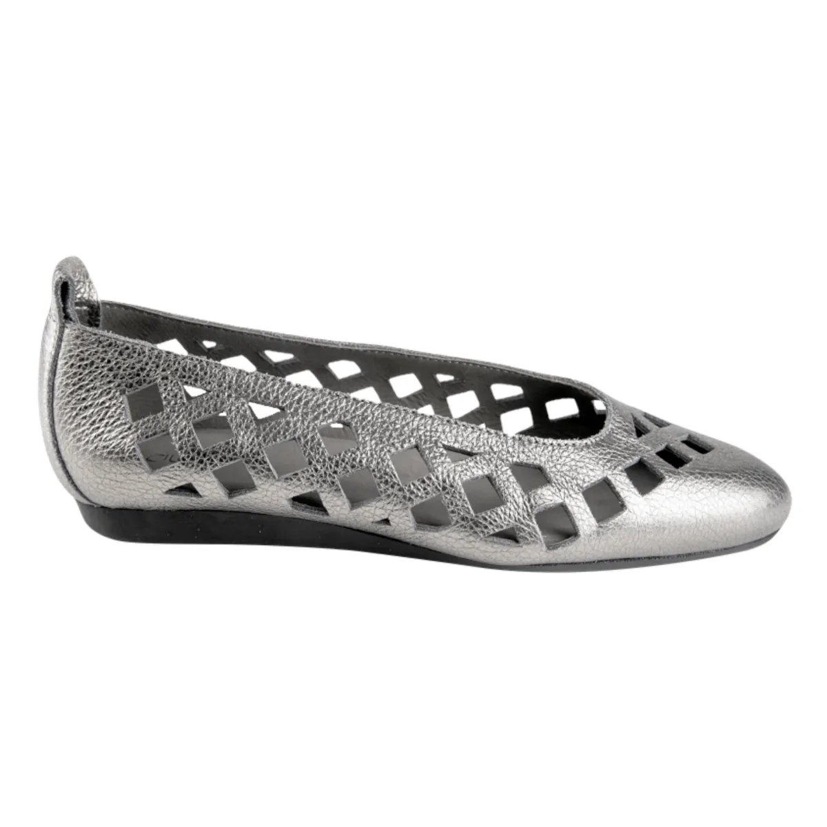 Arche Women's Lamdia Metallic Silver Leather
