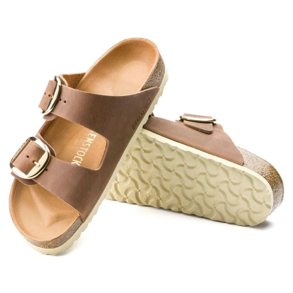Arizona Big Buckle - Cognac Oiled Leather||Arizona grosses boucles - Cuir huil cognac