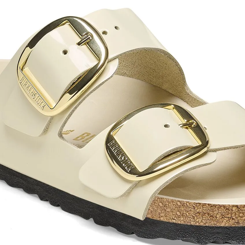 Arizona Big Buckle -  Ecru High Shine Leather||Arizona grosses boucles - Cuir trs brillant cru