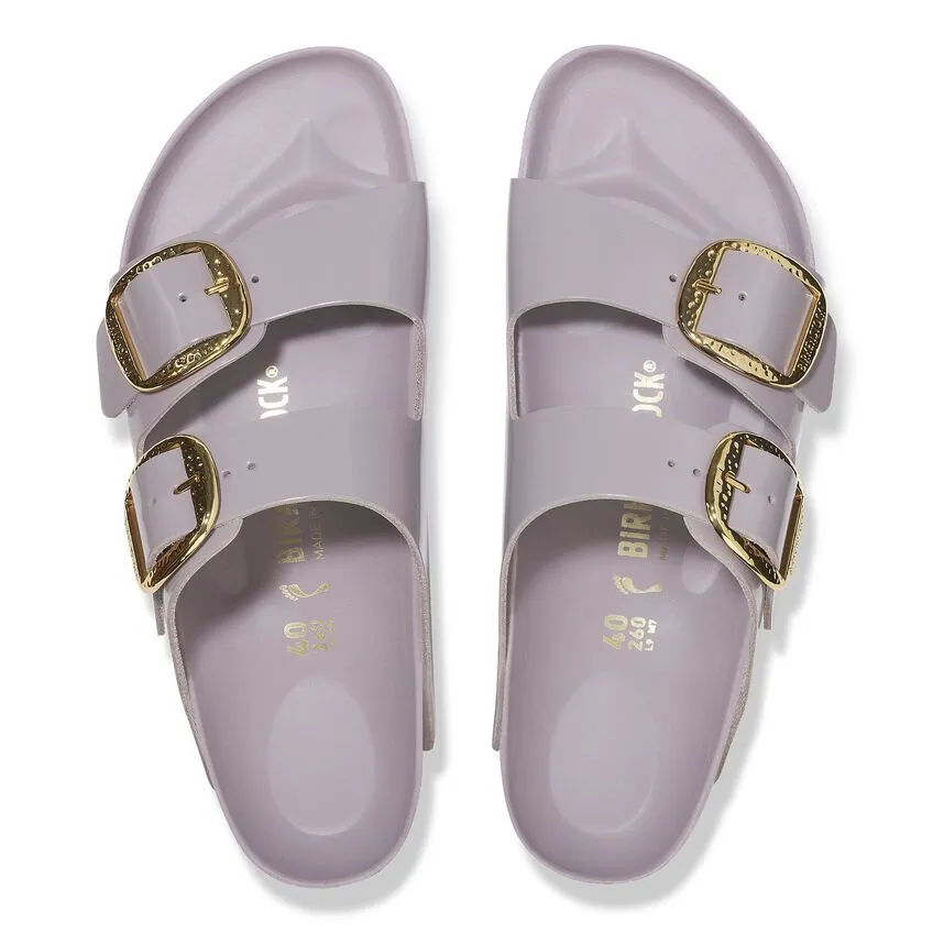 Arizona Hammered Big Buckle - Faded Purple High Shine Leather||Arizona grosse boucle martele - Cuir verni pourpre dlav