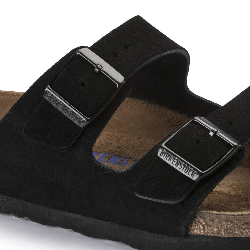 Arizona Soft - Black Suede||Arizona assise plantaire souple - Sude noir