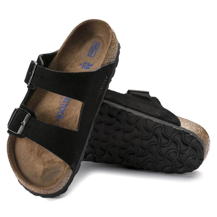 Arizona Soft - Black Suede||Arizona assise plantaire souple - Sude noir