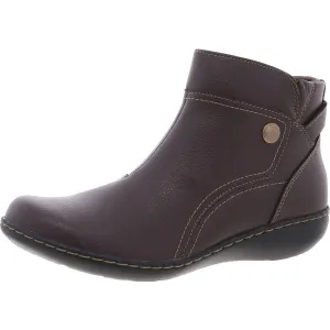 ashland Mabel Womens Zipper Leather Booties
