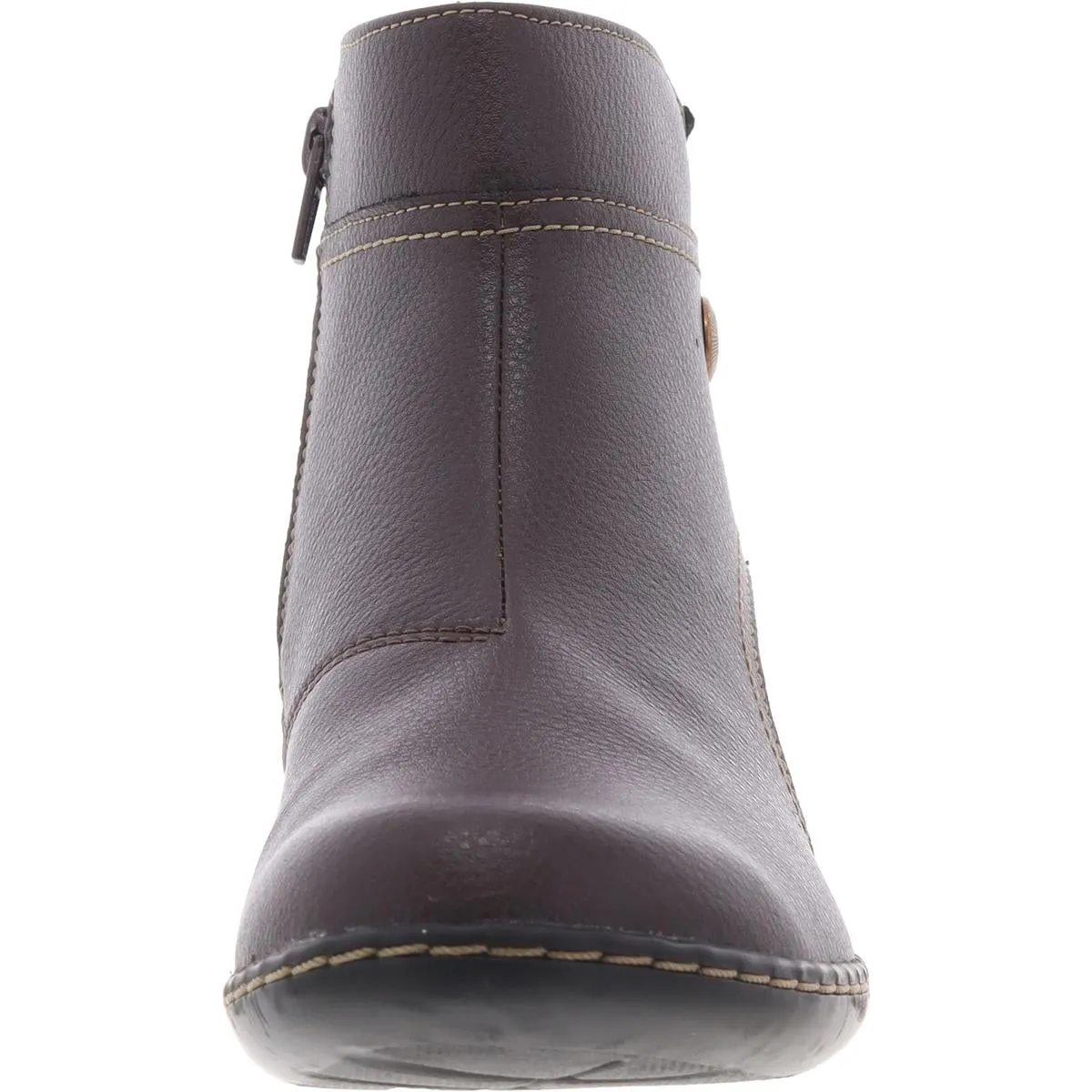 ashland Mabel Womens Zipper Leather Booties