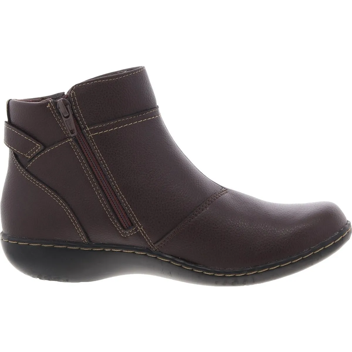 ashland Mabel Womens Zipper Leather Booties