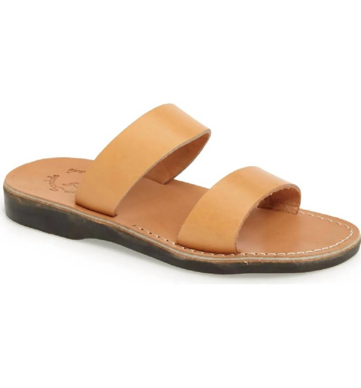 Aviv Rubber Slide In Tan