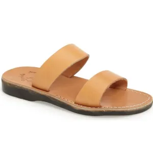 Aviv Rubber Slide In Tan