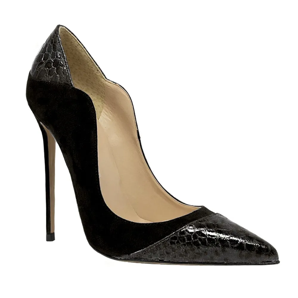 BECKA BLACK SUEDE
