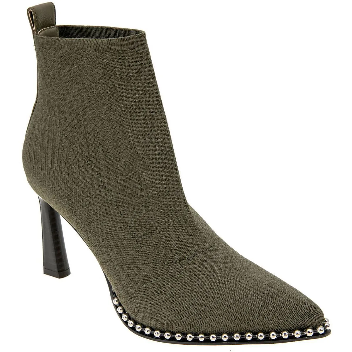 Beya Womens Beaded Pointed Toe Booties