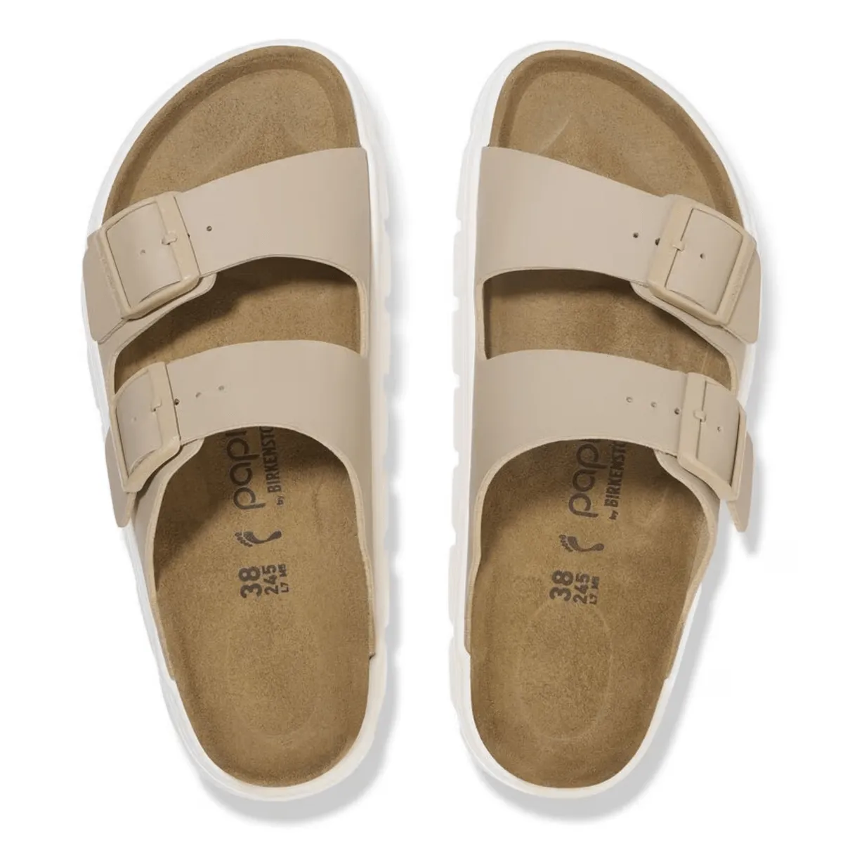 Birkenstock Women's Arizona Chunky Birko-Flor Sandcastle