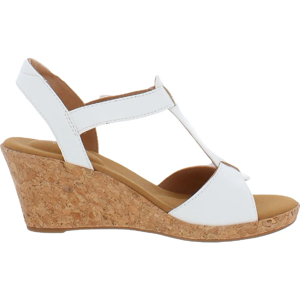 Blanca  Womens Open Toe Slingback Wedge Sandals