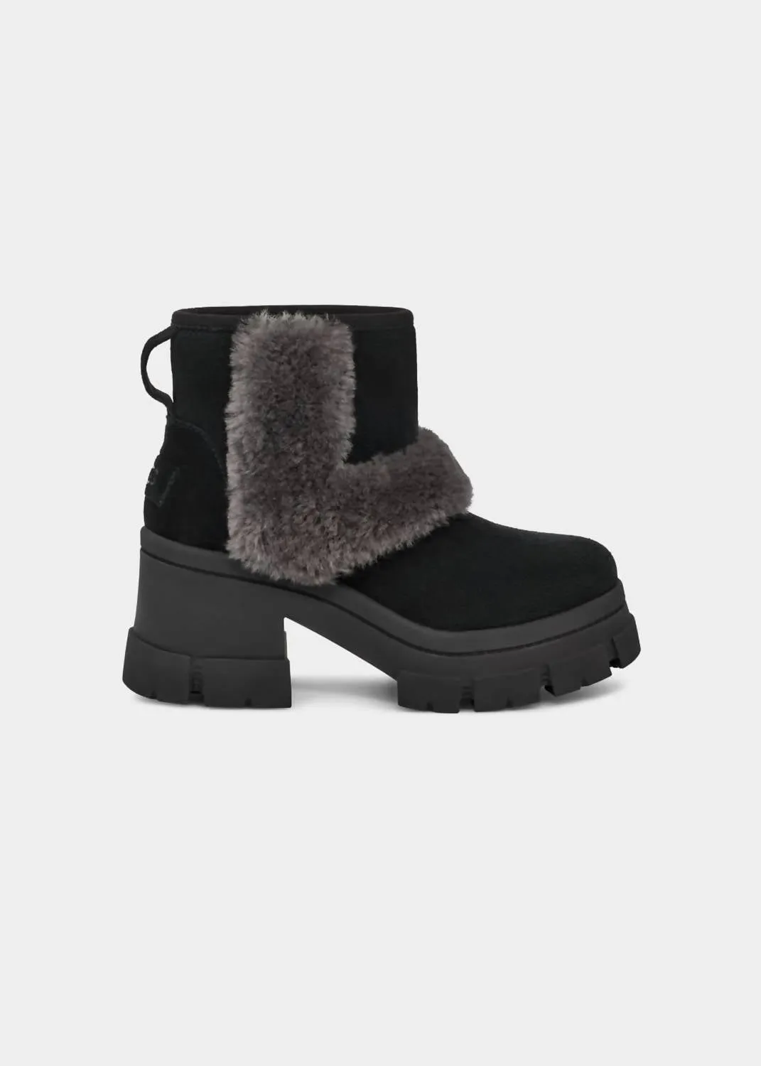 Boots Brooklyn Sunburst Platform Heeled Boot In Black