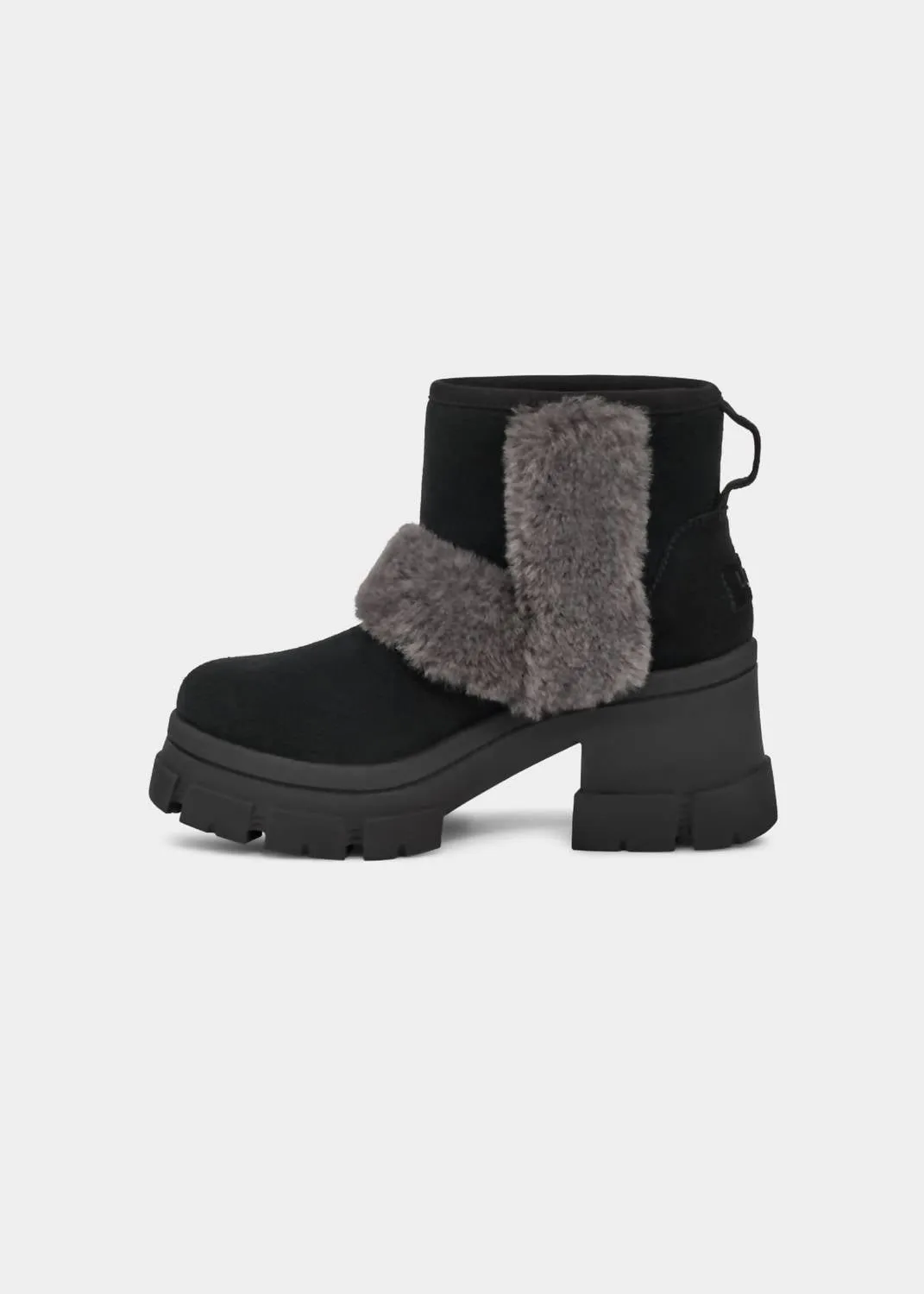 Boots Brooklyn Sunburst Platform Heeled Boot In Black