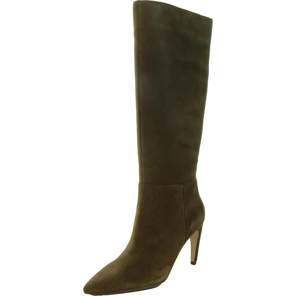 Brigitte Womens Tall Pointed Toe Knee-High Boots