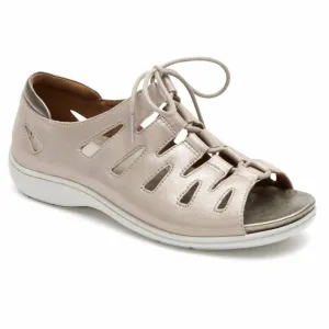 Bromly Ghillie Flat Sandal - B/medium Width In Taupe