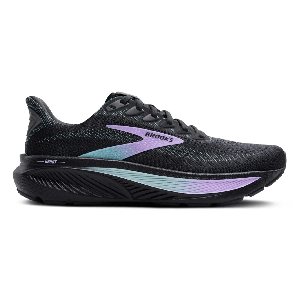 Brooks Women's Ghost 17 Grey/Clearwater/Purple