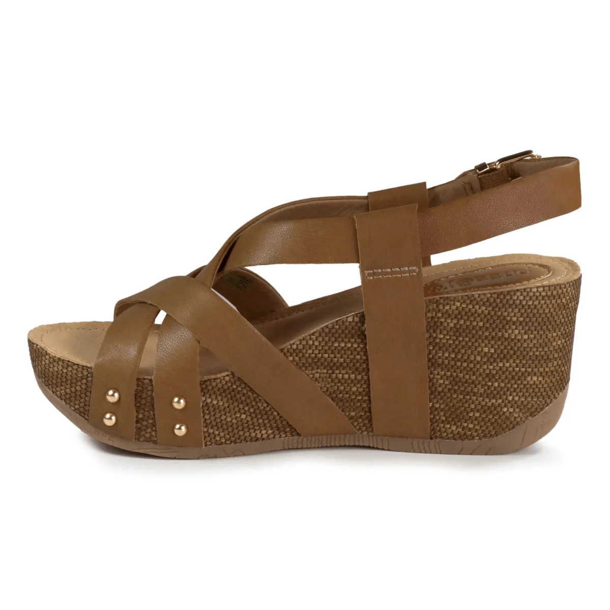 Bussola Women's Formentera Felipa Camel Leather