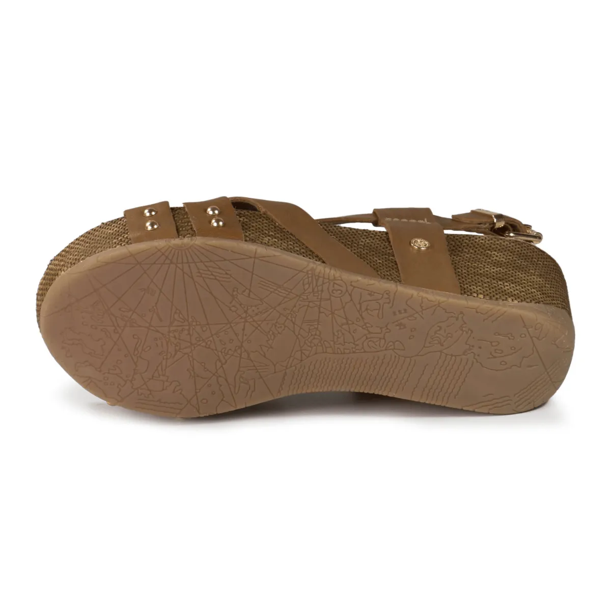 Bussola Women's Formentera Felipa Camel Leather