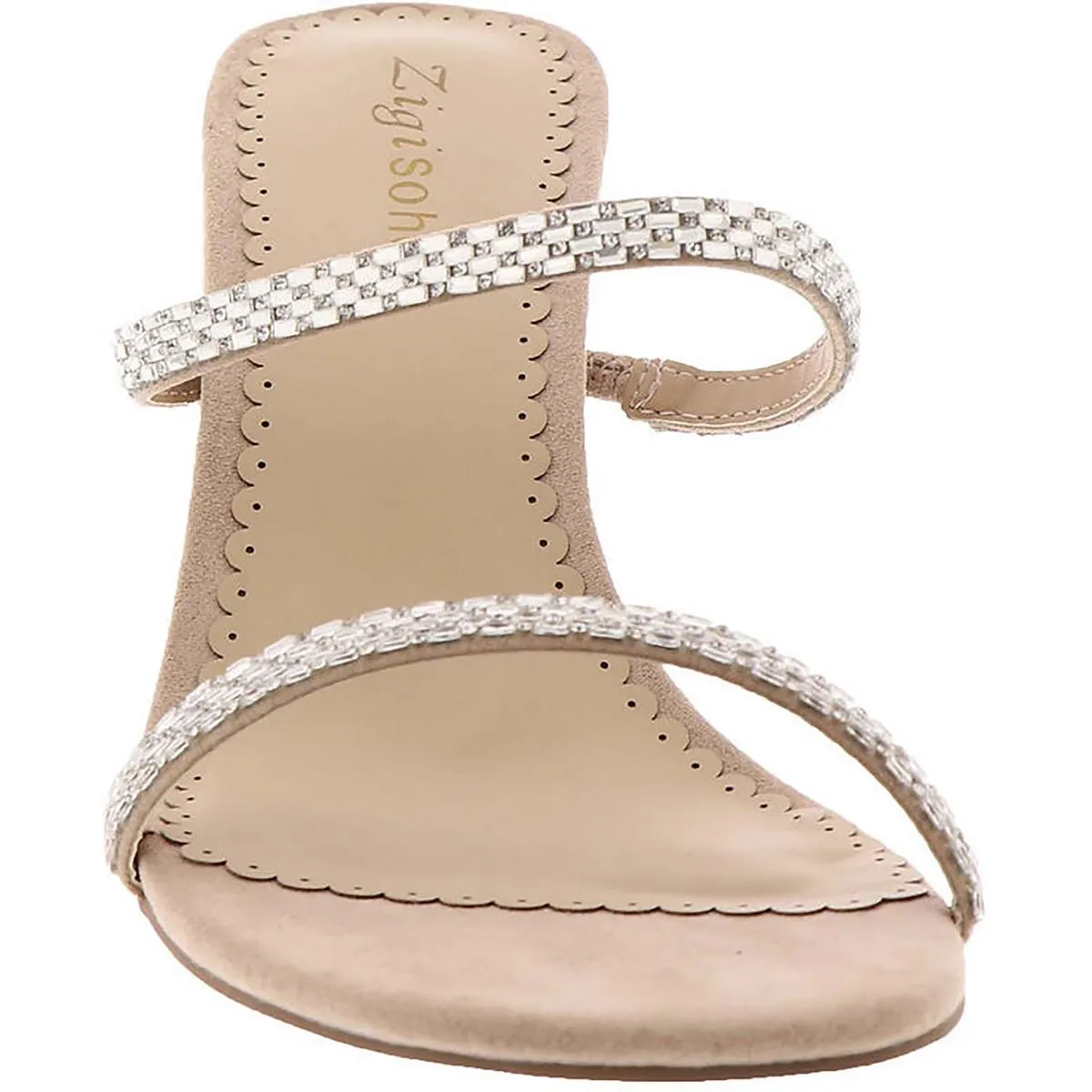 Calena  Womens Dressy Slip On Heels
