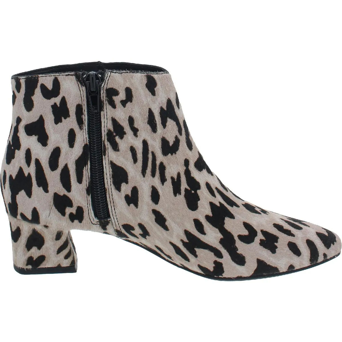 Camden Womens Leather Pointed Toe Ankle Boots