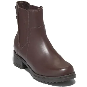 CAMEA Womens Leather Round toe Ankle Boots