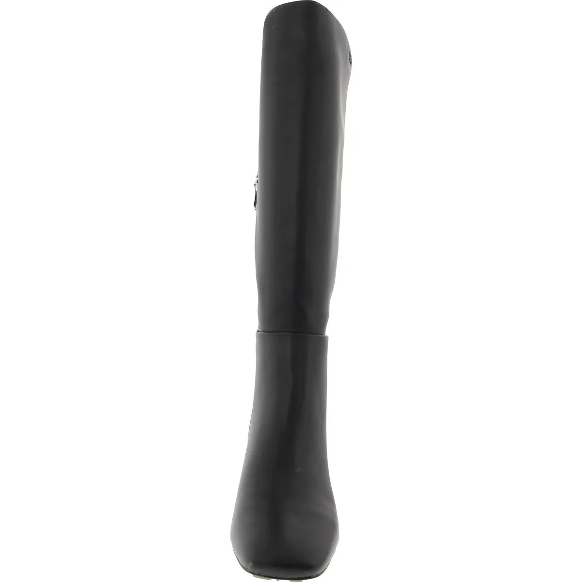 Cana Womens Zipper Faux Leather Knee-High Boots