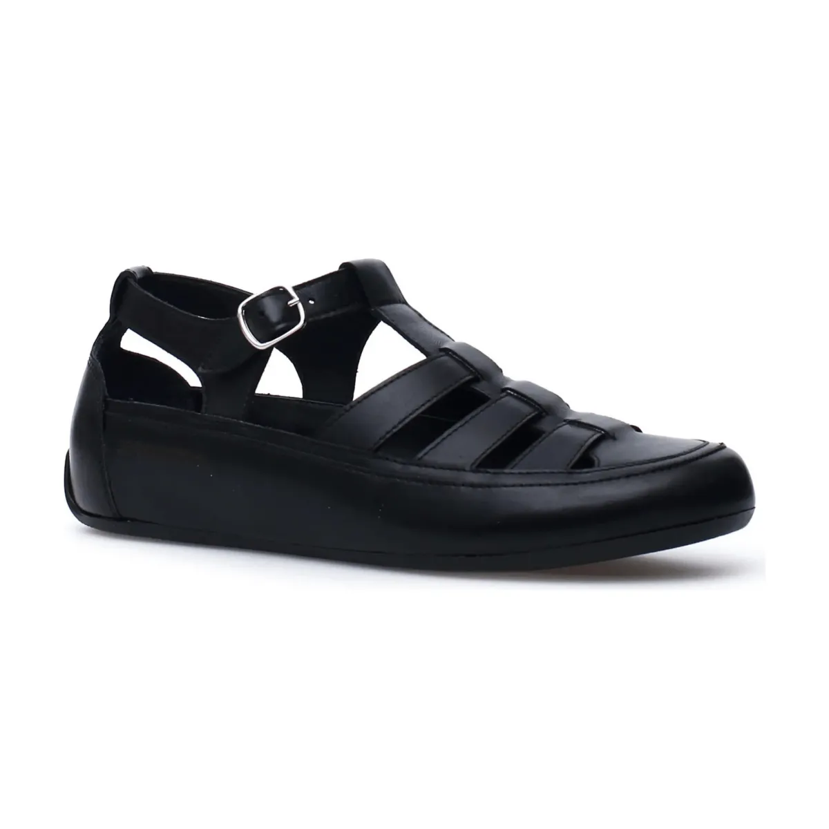 Candice Cooper Women's Rock T-Bar Fisherman Black Nappa