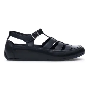 Candice Cooper Women's Rock T-Bar Fisherman Black Nappa