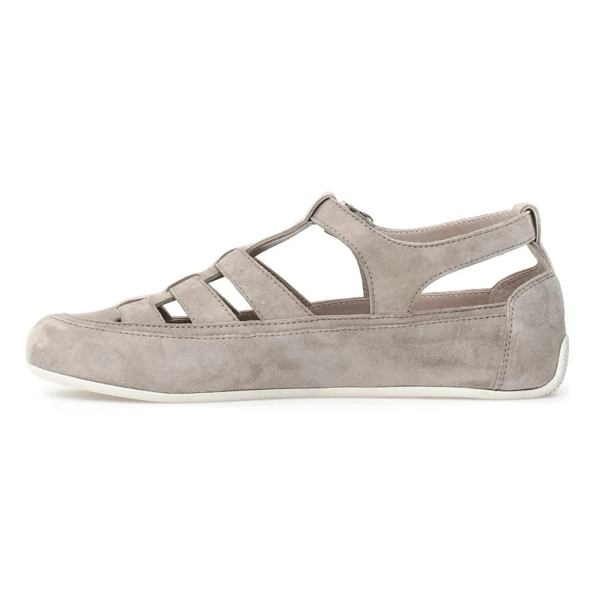 Candice Cooper Women's Rock T-Bar Fisherman Slate Velvet Suede
