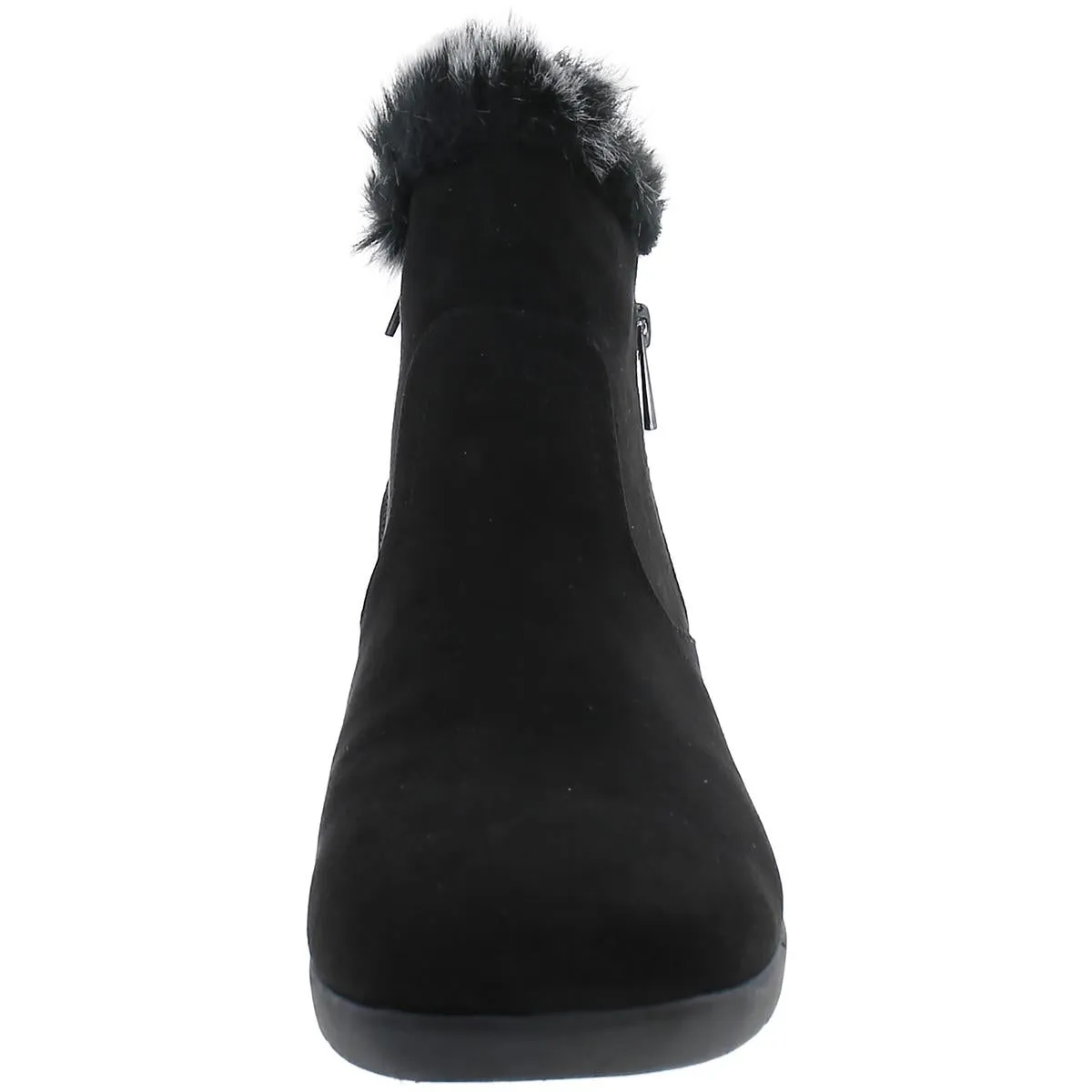 Carleen Womens Faux Suede Ankle Boots