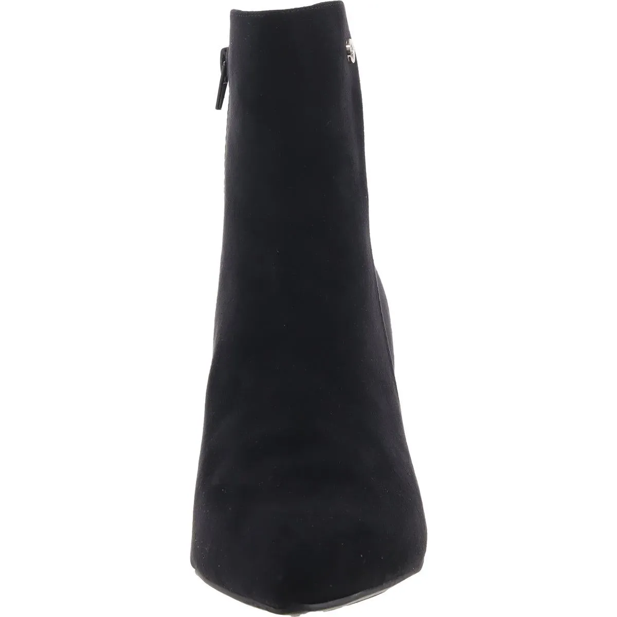 Carminee  Womens Solid Faux Suede Ankle Boots