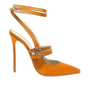 CAROLINE SATIN ORANGE