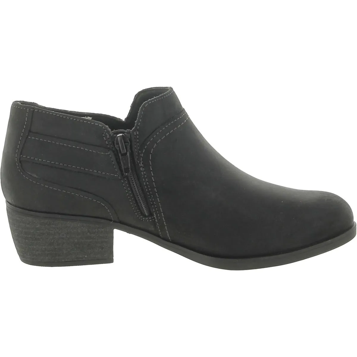 Chariten Grace Womens Leather Slip On Ankle Boots
