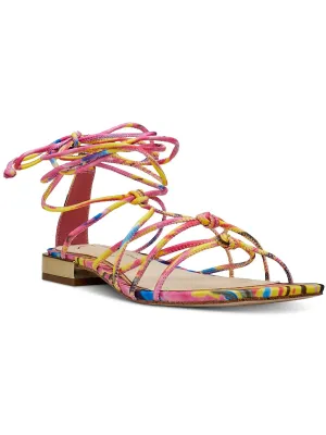 CHASCA Womens Manmade Square toe Gladiator Sandals