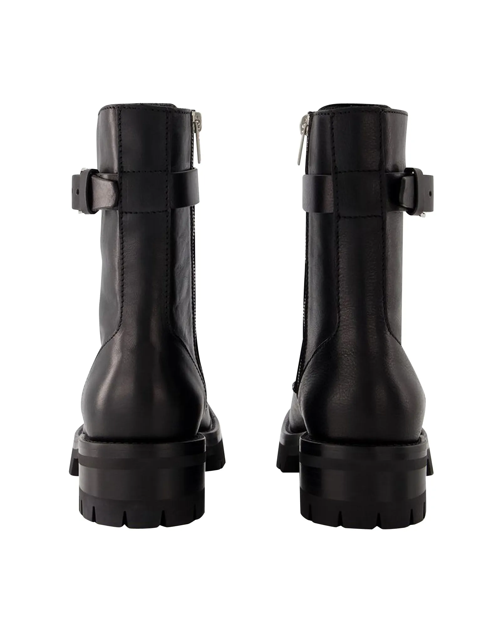 Cisse Combat Boots - Ann Demeulemeester - Leather - Black