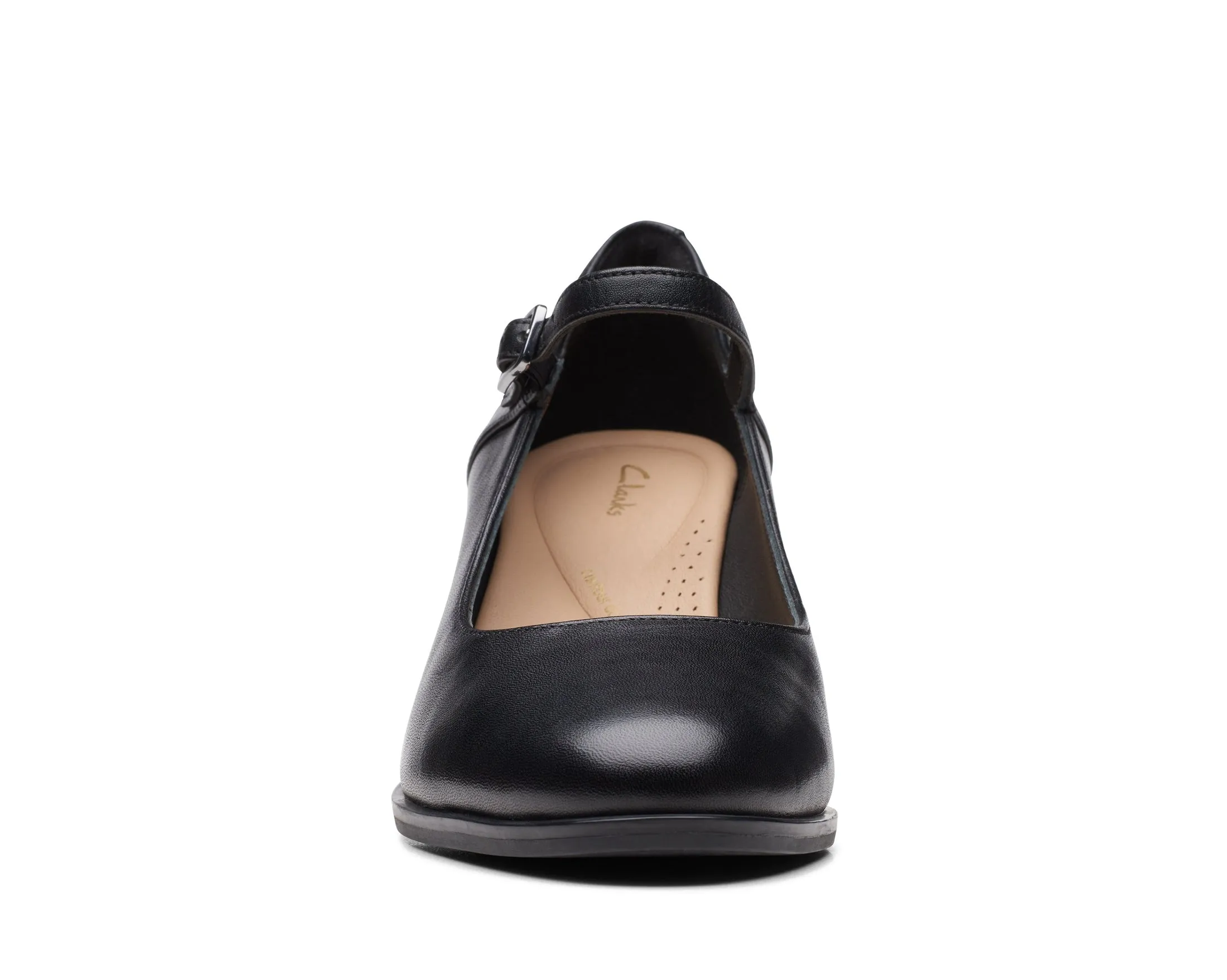 Clarks Freva55 Strap Black Leather
